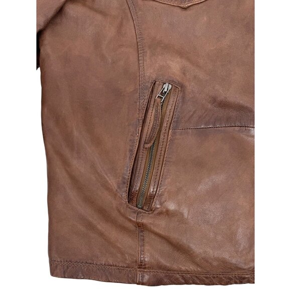 Carbon 2 Cobalt Lamb Leather Jacket • Gorpcore Americana Minimalist Workwear XXL - Picture 5 of 16